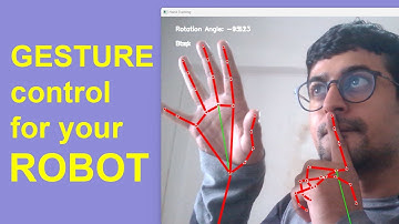 Control any robot using AI and Hand gestures || Mediapipe Python OpenCV || FREEBOT Part-2