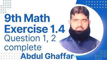 9th class mathematics chapter 1 exercise 1.4 question 1 and 2 complete | matrices multiplication