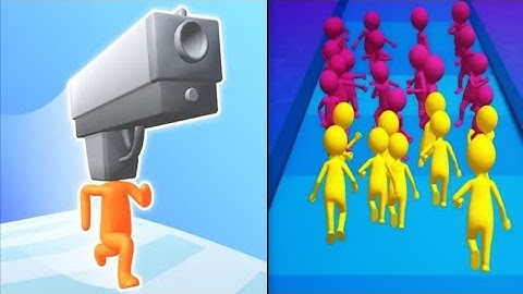 Gun Head Run|| Join Clash Run|| All Levels Completed|| Android iOS Gameplay