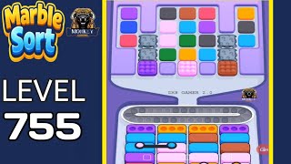 Marble Sort level 755 walkthrough solution