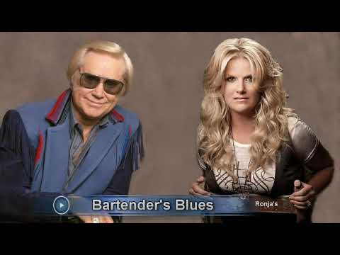 George Jones &  Trisha Yearwood ~  "Bartender's Blues"