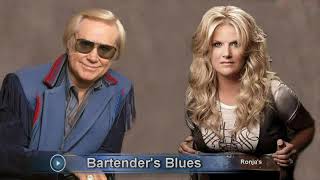Video thumbnail of "George Jones &  Trisha Yearwood ~  "Bartender's Blues""