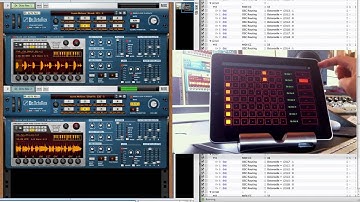 Reason 5 Dr.OctoREX with TouchOSC and Osculator
