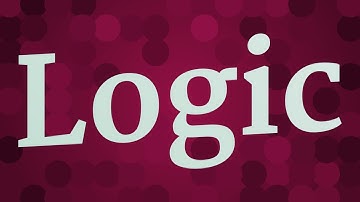 LOGIC pronunciation • How to pronounce LOGIC