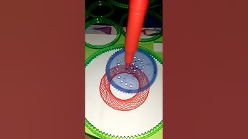 smooth turning € magic ruler?? ,, #magic #shorts #spirograph #asmr #satisfying