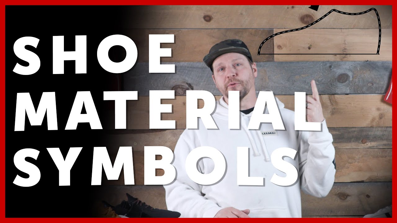 Shoe Material Symbols Explained YouTube
