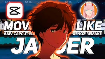 FULL EDIT TUTORIAL AMV TYPOGRAPHY CAPCUT - XENOZ REMAKE PART 1 - HYOUKA - MOVES LIKE JAGGER