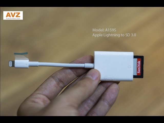 Apple Lightning to SD 3.0 - Trên tay, so sánh và test tốc độ