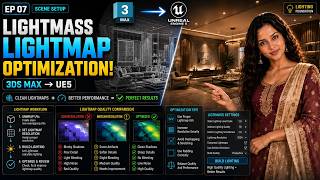 Unreal Engine 5 Lightmass & Lightmap Optimization | Interior Visualization PRO | EP 07 screenshot 5
