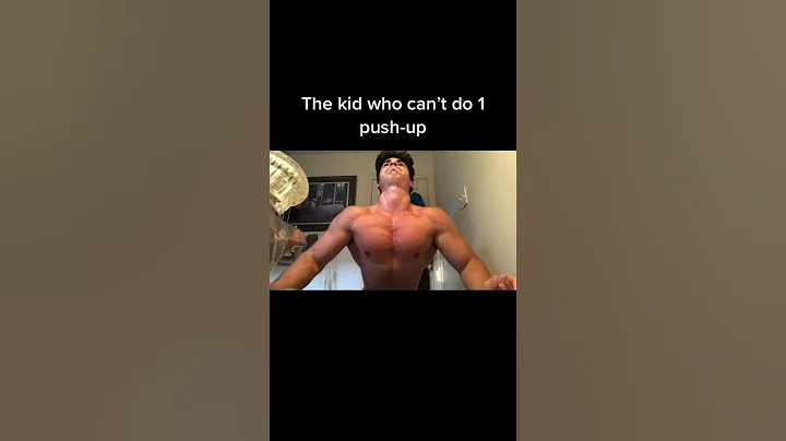 The kid can’t do one push-up #pushups #chestworkout #bodybuilding