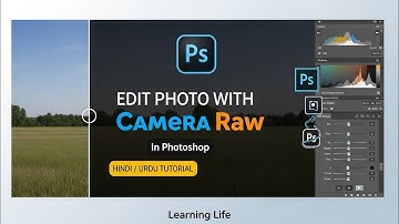 How to Edit Photo With Camera Raw in Photoshop In Hindi || Urdu