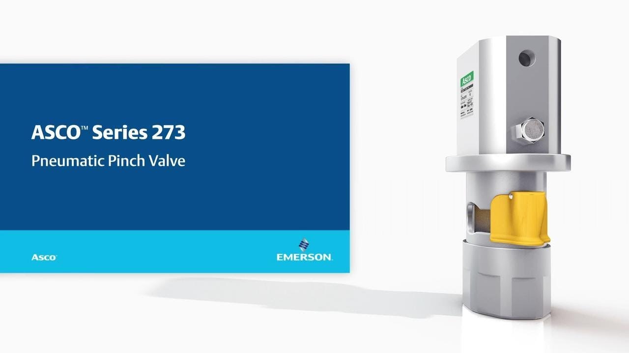 ASCO Series 273 Pneumatic Pinch Valve YouTube