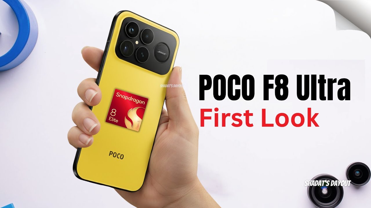 POCO F8 Ultra ПЕРВЫЙ ВЗГЛЯД — утечки, характеристики и дата выхода раскрыты!