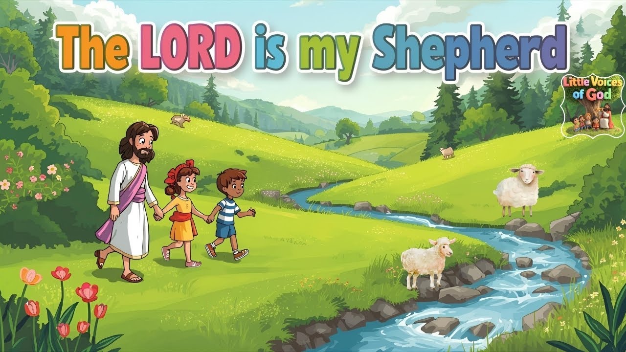 The Lord Is My Shepherd – Psalm 23 | Kids Bible Songs & Christian Music ...