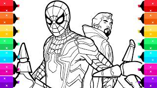 Spiderman No Way Home Coloring Page for Kids