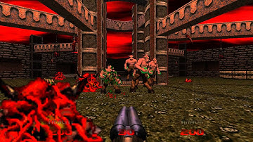 Doom 64 EX - MAP09 Even Simpler - UVMAX 100% Secrets - 1080p 60fps Uncommented