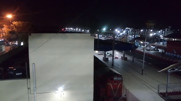 Koderma railway station night view !!
