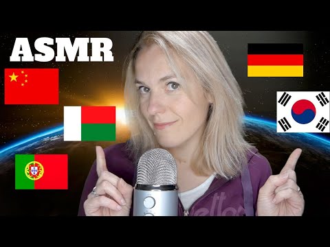 ASMR FR 🌍 Je chuchote "Bonne Nuit" en 25 langues proche du micro