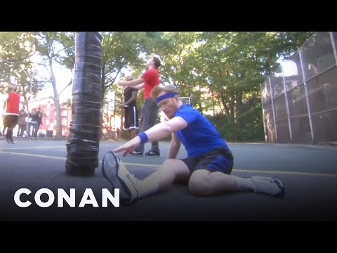 Conan Plays NYC B-Ball & Chess  - CONAN on TBS