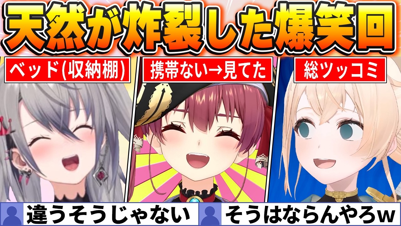 【天然爆笑回BEST15】ファン投票で選ばれたホロメン達のあまりに天然すぎる迷場面ｗ【ホロライブ・切り抜き】