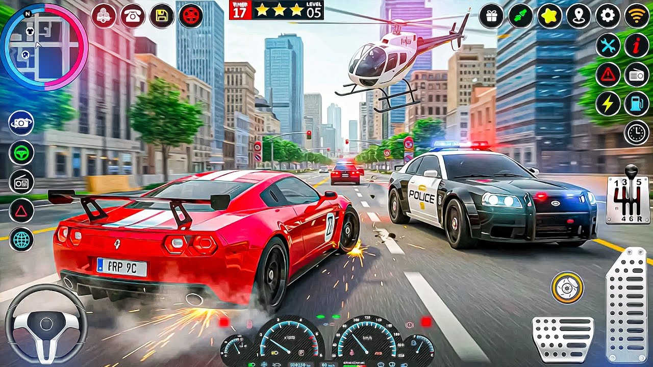 City Police Car Chase Simulator 3D - Real Cop Cars Driving Multi-Storey ...