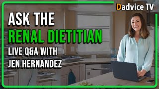 Chronic Kidney Disease Diet: Live Q&amp;A with Renal Dietitian Jen Hernandez (December 2023)