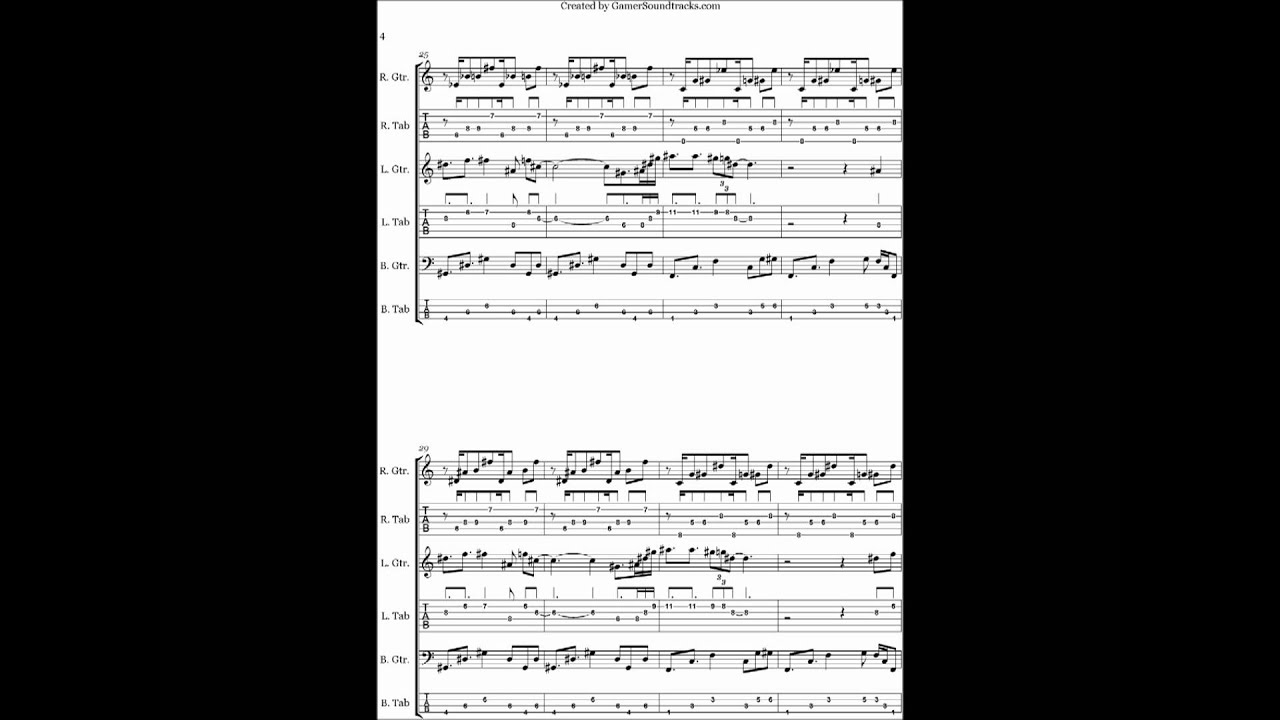 gamersoundtracks1 youtube gaming bloodstream stateless piano sheet music