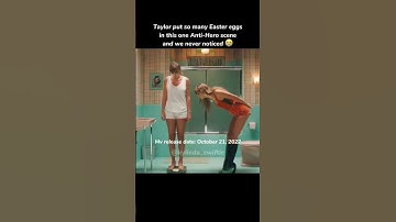 Easter eggs in the Anti Hero mv!!! 🧡 #taylorswift #shorts #tloas #antihero #music #swifties