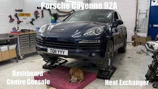 Dashboard Removal - Heat Exchanger - Glovebox Clocks Centre Console MK2 Porsche Cayenne 92A