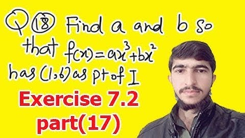 Find the points of inflection of the curves (Bsc Calculus chapter 7 exercise 7.2 part(17))