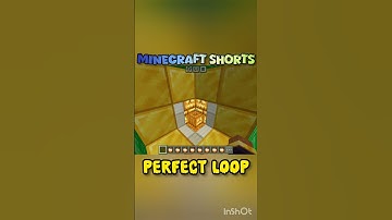 PERFECT LOOP in Minecraft #minecraft #shorts #videos#gaming #viral
