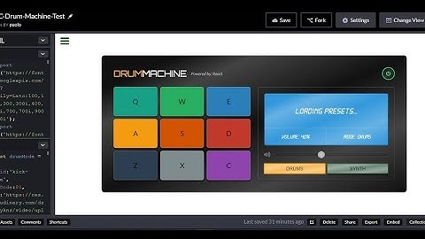 React JS Drummachine