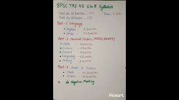 #Bpsc #bpsc 4.0 6-8 syllabus #Bpsc syllabus #Bpsc 4.0 syllabus