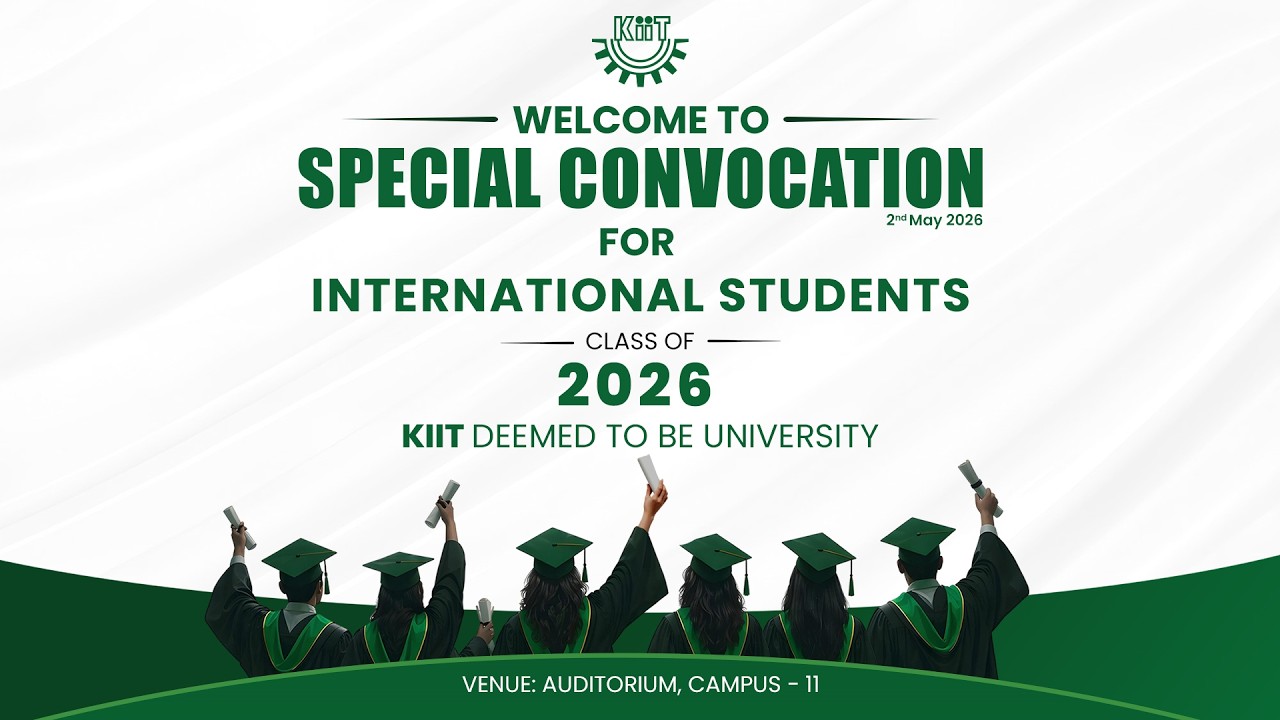 Special Convocation For International Students, Class of 2026 - YouTube