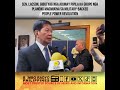 Sen Lacson, gibutyag nga adunay pipila ka grupo nga nagplanong magmugna sa revolution