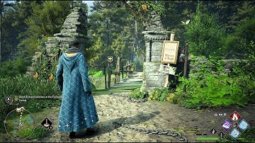 Hogwarts Legacy | I need to learn the Disarming Charm before I can follow Richard Jackdaw