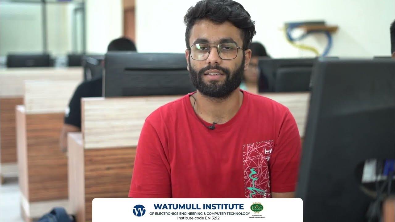 Admissions Open Watumull Institute of Technology Computer