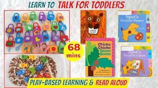 Learn  to TALK | Chicka Chicka Boom Boom Read Aloud for Kids | Learning Videos for Toddlers