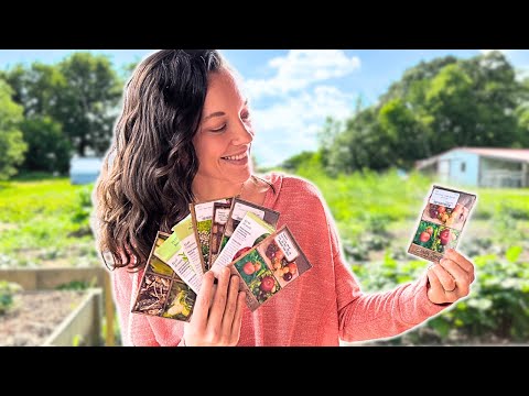 Seed Order for a YEAR'S SUPPLY of Food Tips for Each Variety