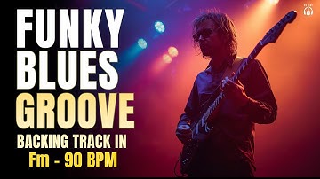 Smooth Funk Blues Backing Track in F Minor – 90 BPM | Soulful Jam Vibe