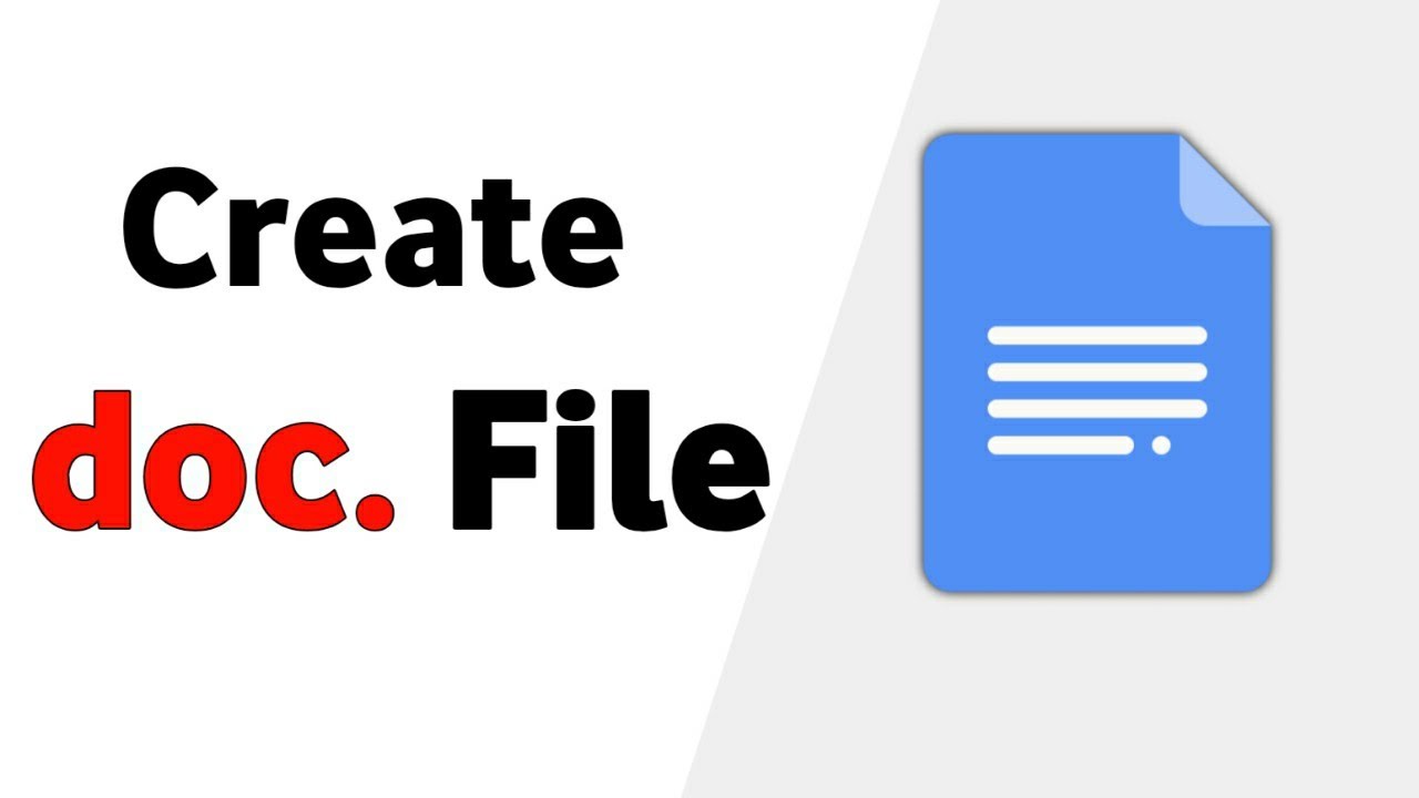 How to Create Document File on Android - YouTube