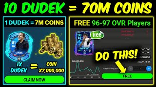 FREE 96-97 OVR Players, 1DUDEK = 7M Coins, Investment Tips | Mr. Believer screenshot 3