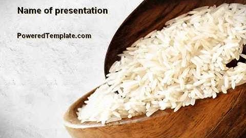 Oblong Rice PowerPoint Template by PoweredTemplate.com