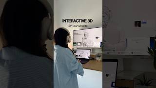 Did someone say “interactive 3D”?👀 Made with Spline by Yogi Suria #Webdesign #portfoliodesign #3D