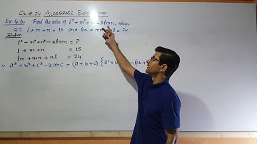 X Math Ch # 04 Algebraic Expressions EX  4.10 Naeem Sadar