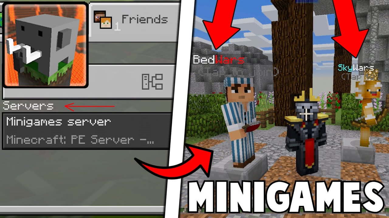 💥 5 Best Minecraft Mini-games Servers You Can Play Right Now 💥 