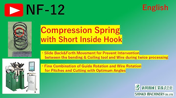 NF-12 Compression Spring with Short Inside Hook