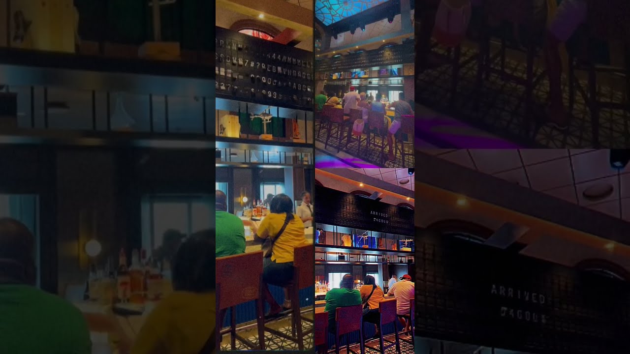 Latitudes Bar On Carnival Celebration Can Put Quite A Show Carnivalcruise Carnivalcelebration