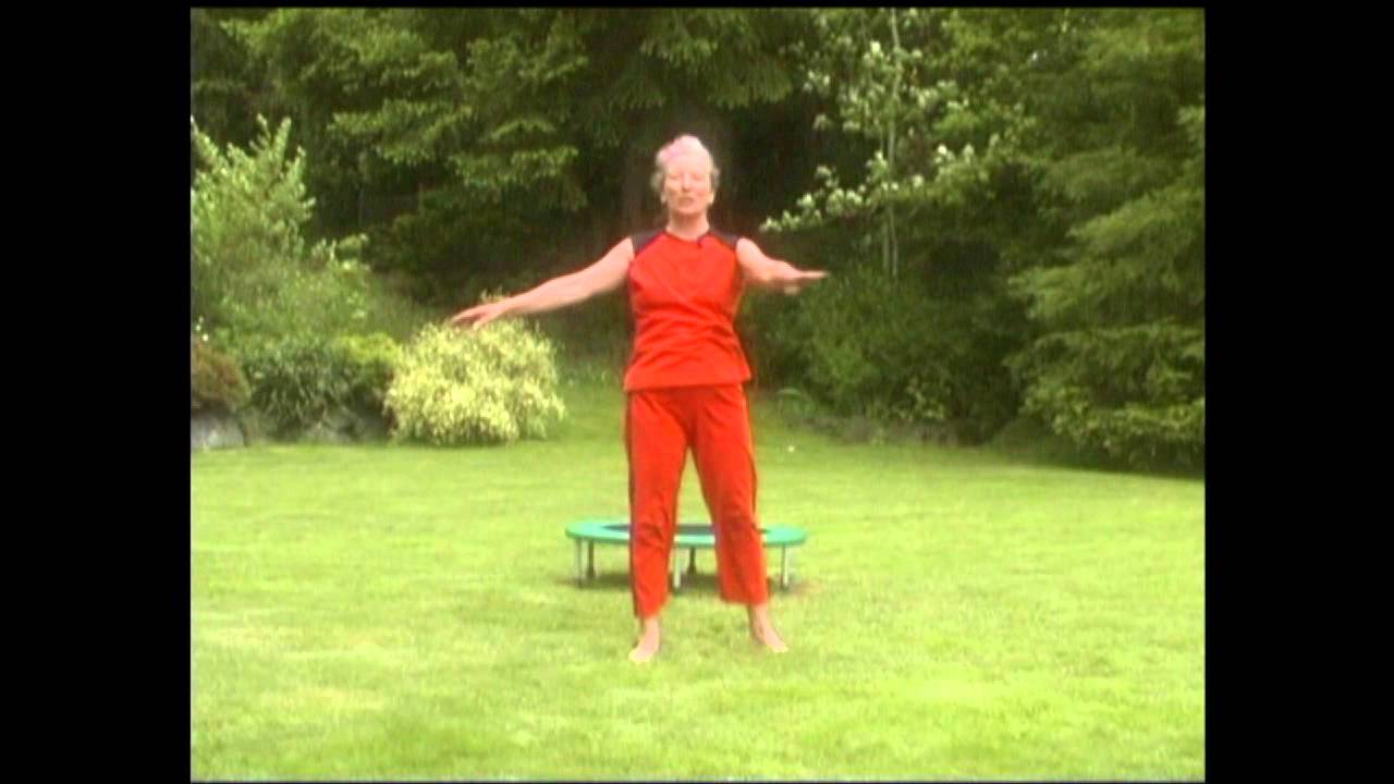 Bouncin' in the House Blanche Black Minitrampoline Workout DVD