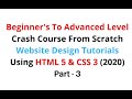 HTML CSS Web Design Free Crash Course On Table Element